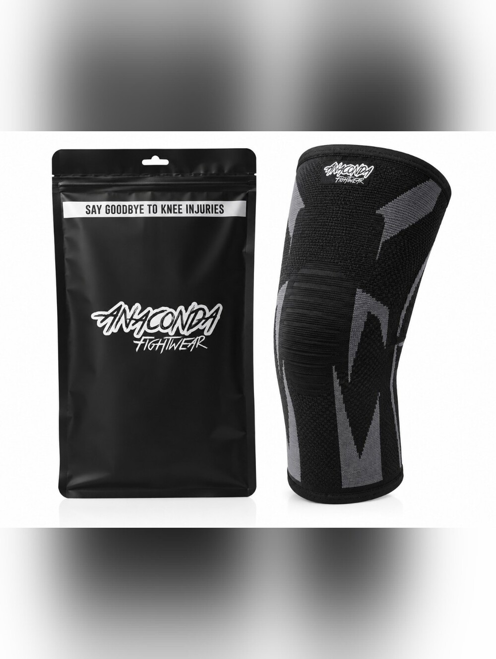 Anaconda Fightwear 3D Knee Brace Size Small Compression Support MMA BJJ Sports
